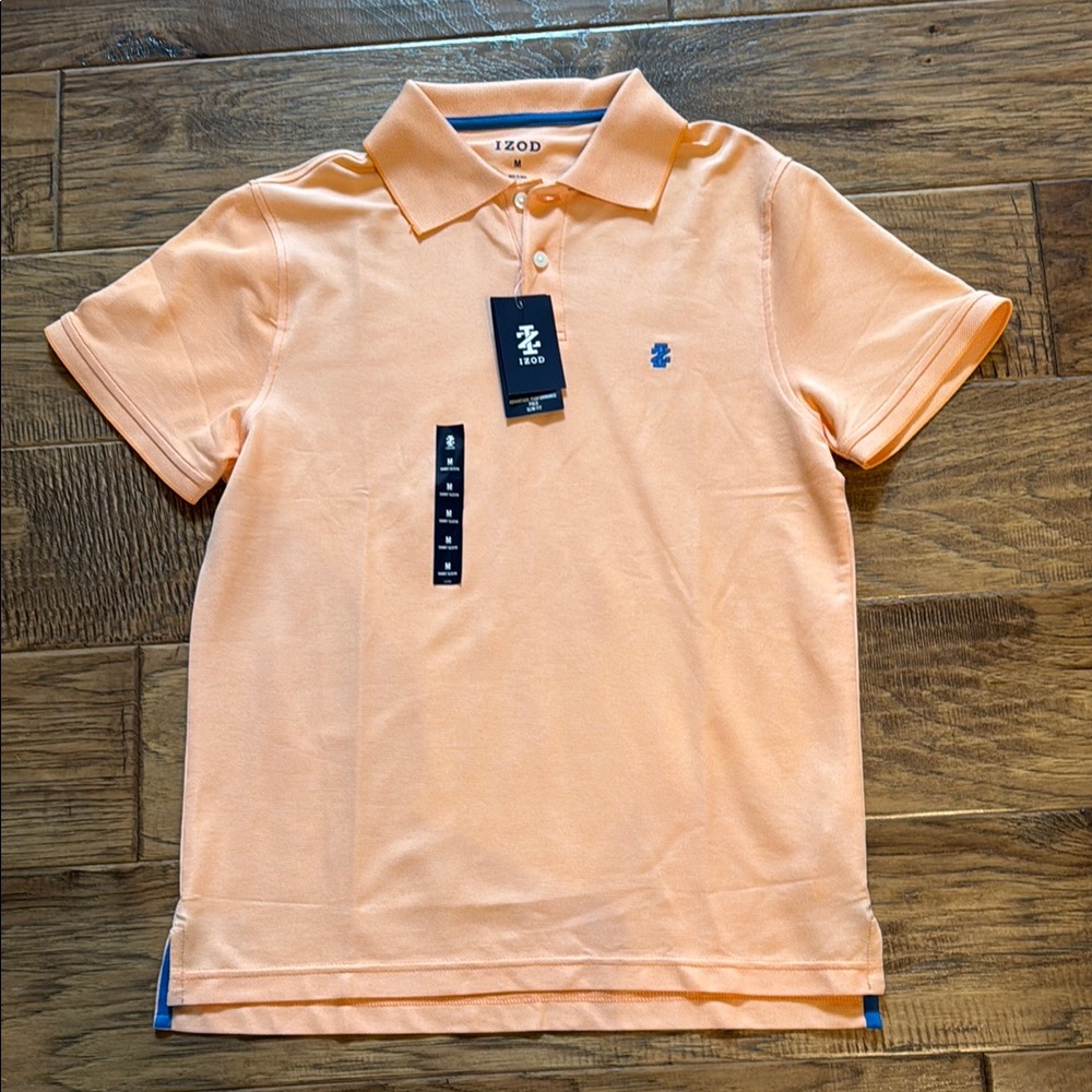 Izod men’s polo cantaloupe - medium
